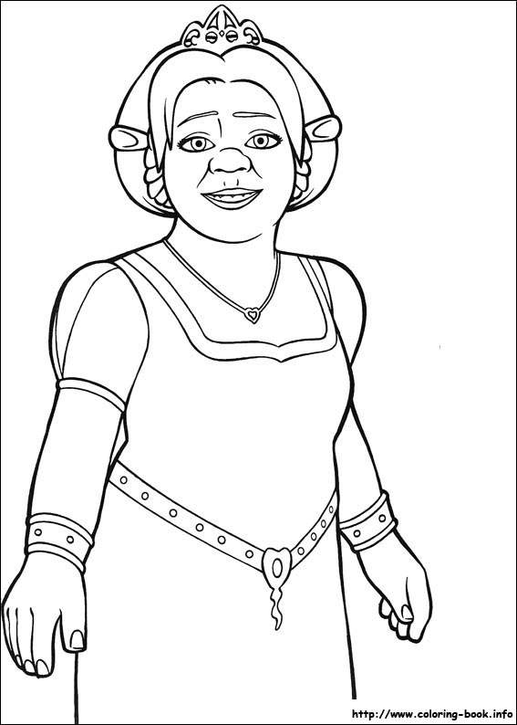 Shrek kolorowanki